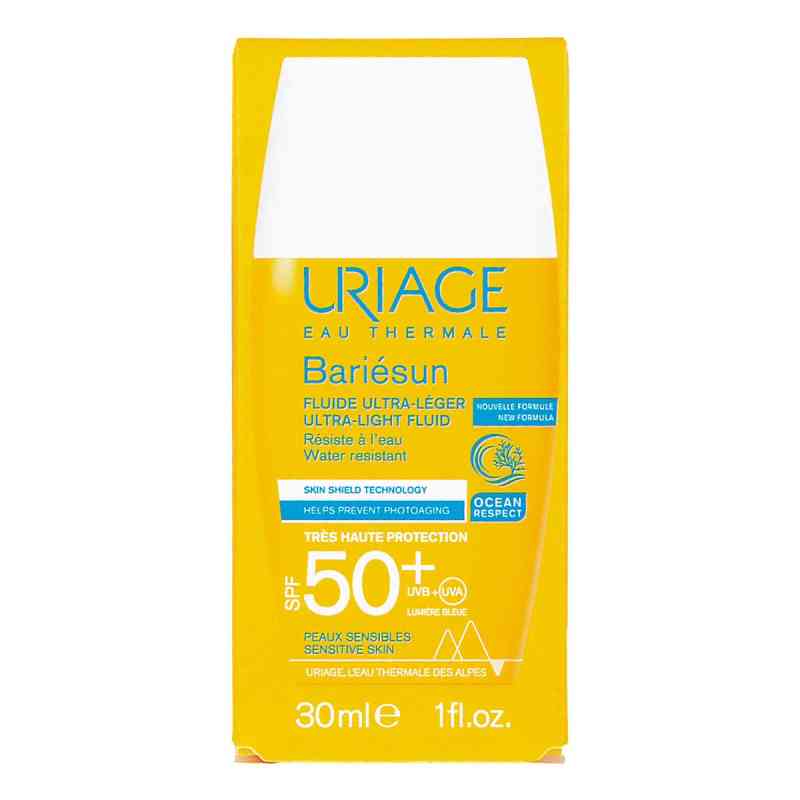 Uriage Bariesun SPF 50+ fluid ultralekki 30 ml od LABORATOIRES DERMATOLOGIQUES D'URIAGE PZN 08305655