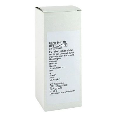 Urin Teststreifen Nr.10/10 Parameter 100 szt. od Laboklinika Produktions-und Vertriebs-Gesellschaft PZN 03863523