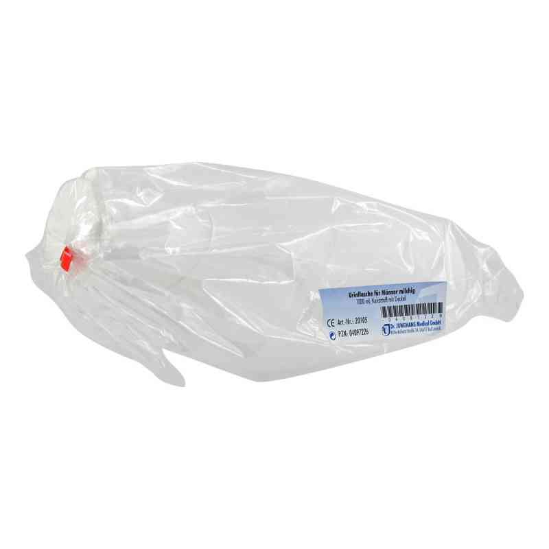 Urinflasche f.Maenner milchig Kunstst.m.vers. 1 szt. od Dr. Junghans Medical GmbH PZN 04097226