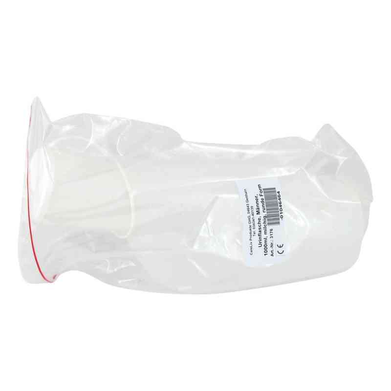 Urinflasche Kst.maenner rund.Form 1000ml milchig 1 szt. od Careliv Produkte OHG PZN 01046464