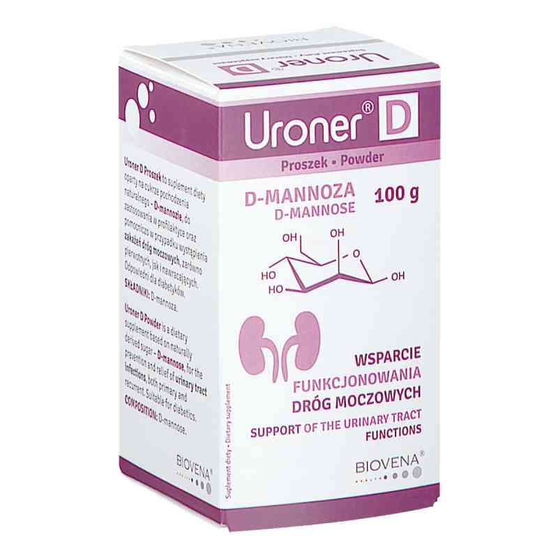 Uroner D proszek 100 g od BIOVENA HEALTH SP. Z O.O. PZN 08304443