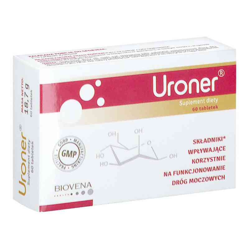 Uroner tabletki 60  od BIOVENA HEALTH SP. Z O.O. PZN 08303088
