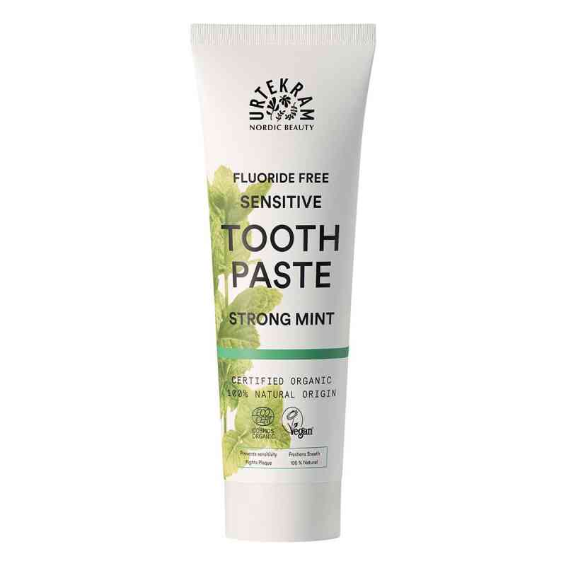 Urtekram Strong Mint Sensitive pasta do zębów 75 ml od Midsona Deutschland GmbH PZN 18820353