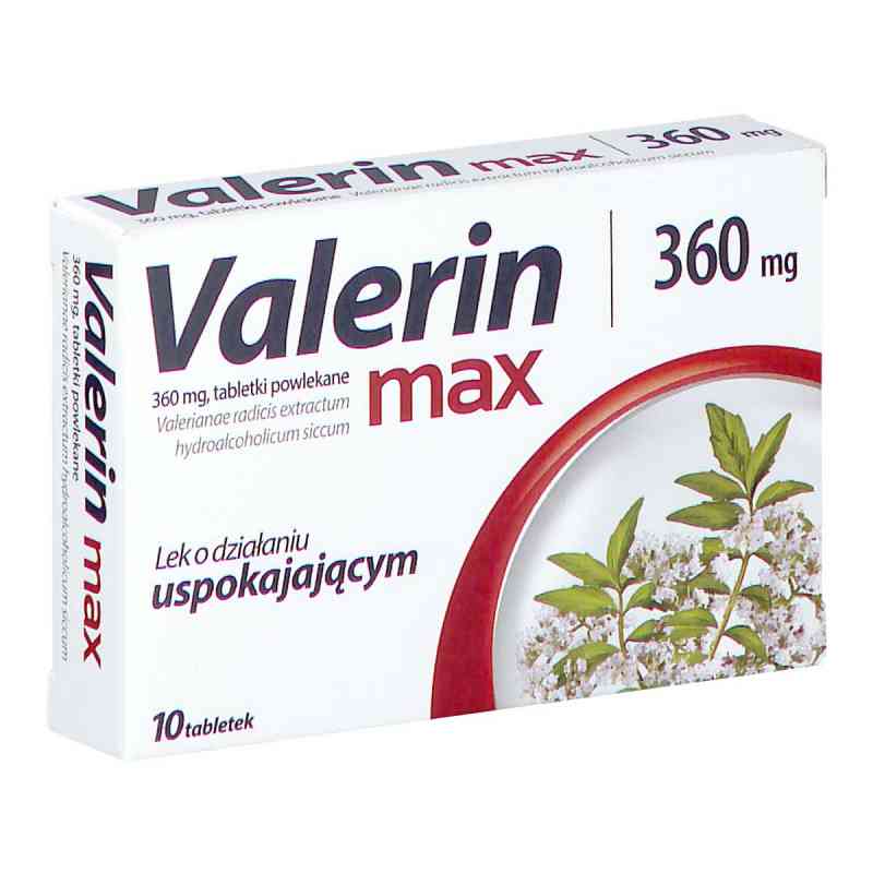 Valerin Max 360 mg tabletki powlekane 10  od AFLOFARM FABRYKA LEKÓW SP.Z O.O. PZN 08302553