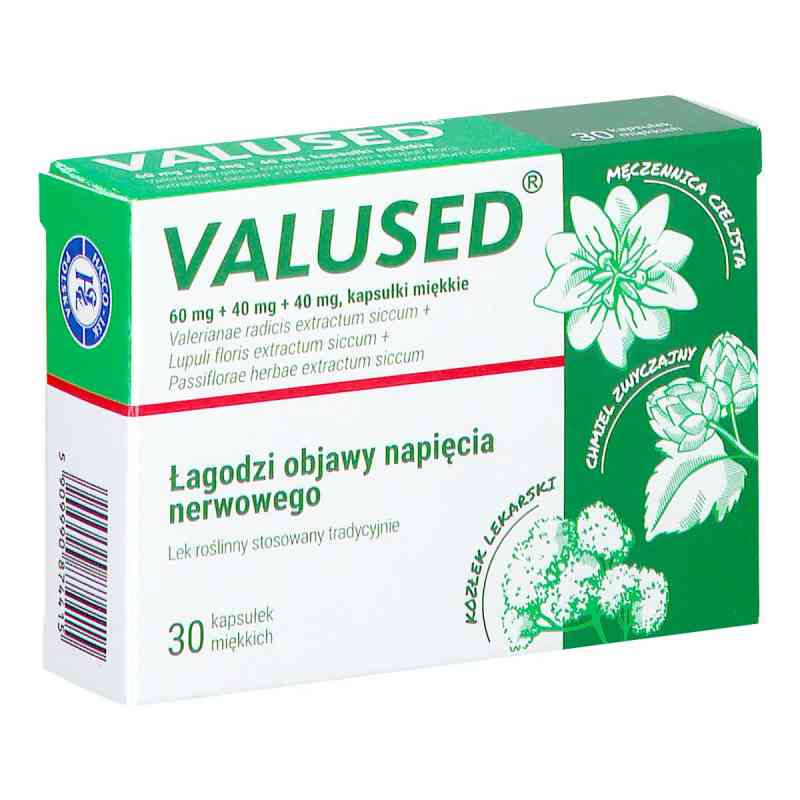 Valused kapsułki 30  od PRZEDSIĘBIORSTWO PRODUKCJI FARMACEUTYCZNEJ HASCO-L PZN 08300368