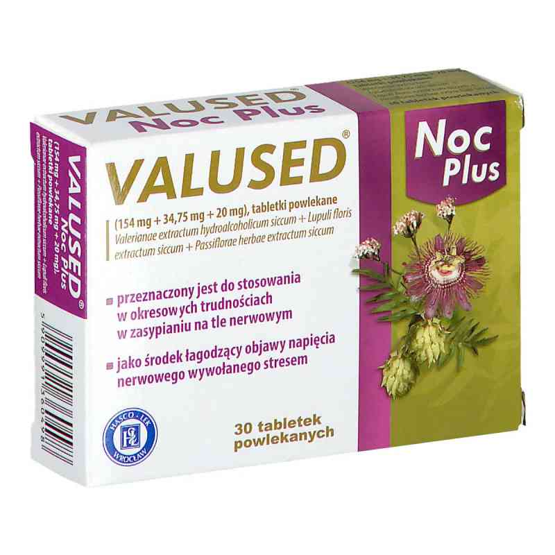 Valused Noc Plus 30  od PRZEDSIĘBIORSTWO PRODUKCJI FARMACEUTYCZNEJ HASCO-L PZN 08301612