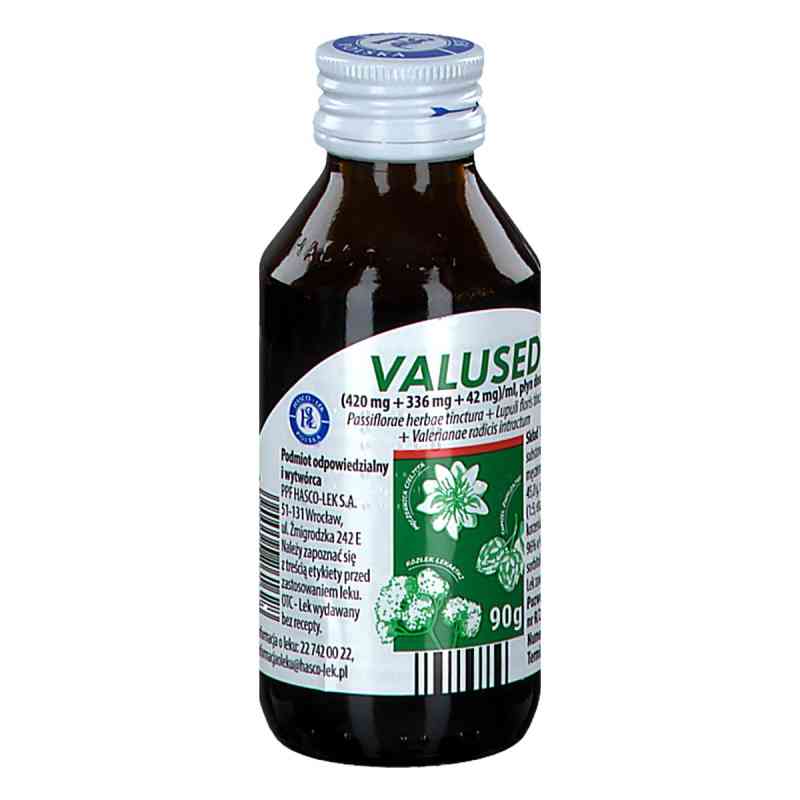 Valused płyn 90 g od PRZEDSIĘBIORSTWO PRODUKCJI FARMACEUTYCZNEJ HASCO-L PZN 08304533