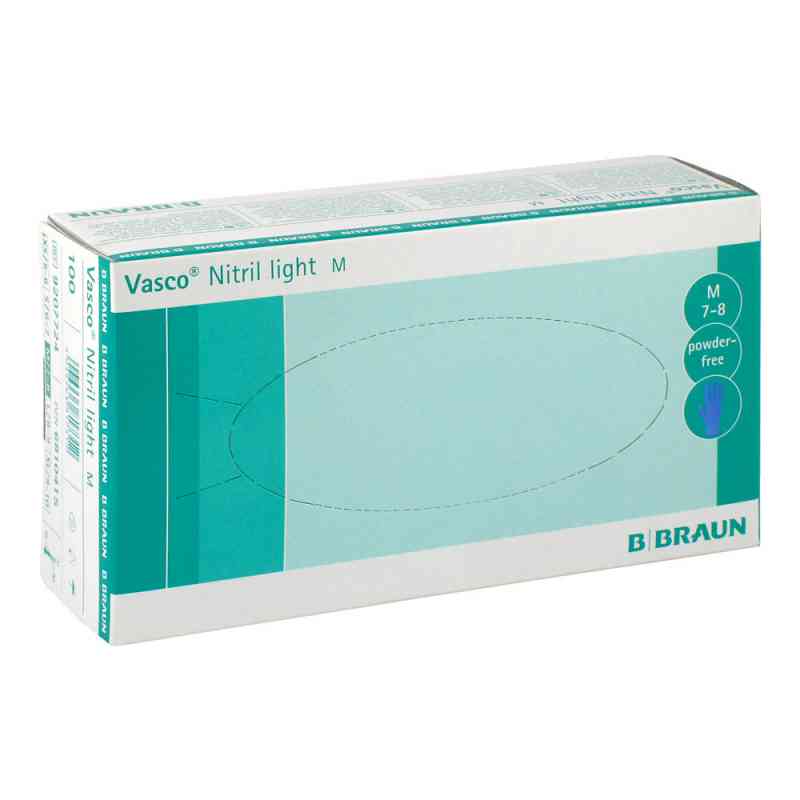 Vasco Nitril Light Untersuchungshandschuhe M 100 szt. od B. Braun Melsungen AG PZN 06810415