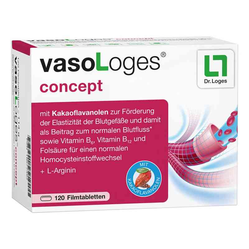 Vasologes Concept Filmtabletten 120 szt. od Dr. Loges + Co. GmbH PZN 18677482
