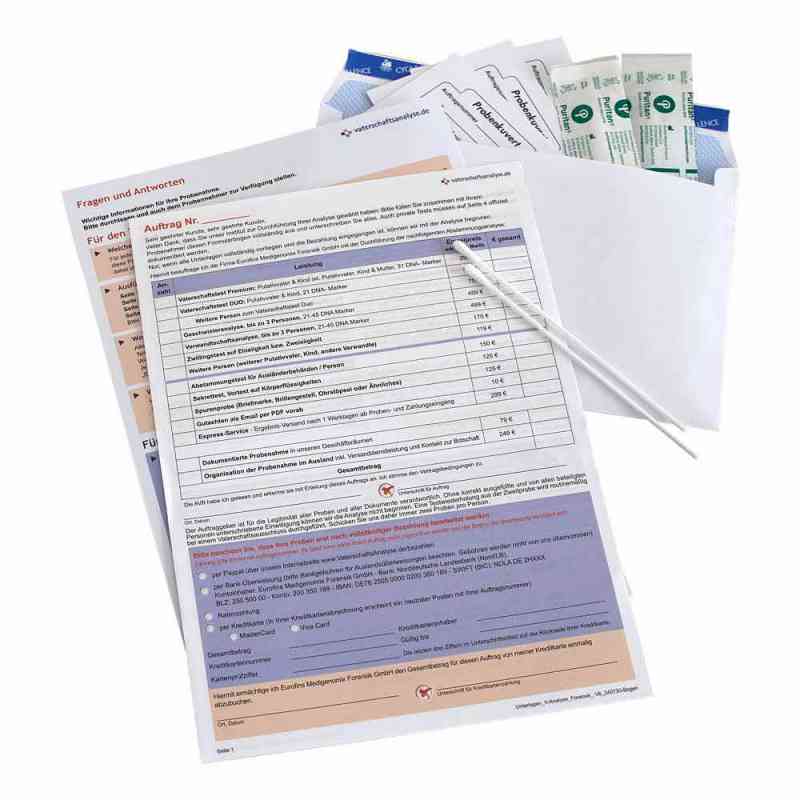 Vaterschaftstest Duo für Vater & Kind 1 szt. od Eurofins Medigenomix Forensik GmbH PZN 11543005