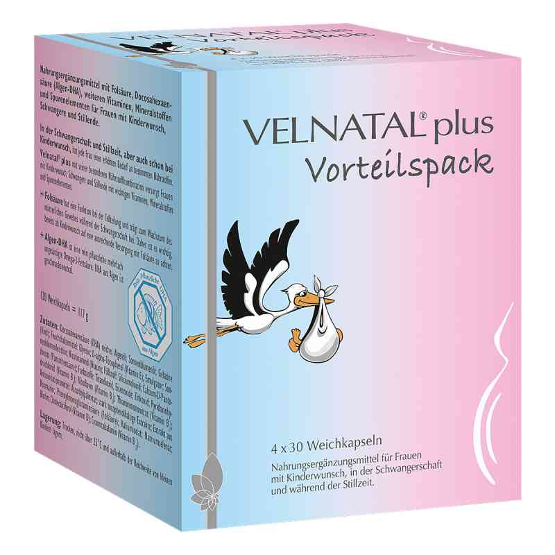 Velnatal plus Vorteilspack Kapseln 4X30 szt. od Exeltis Germany GmbH PZN 09671339