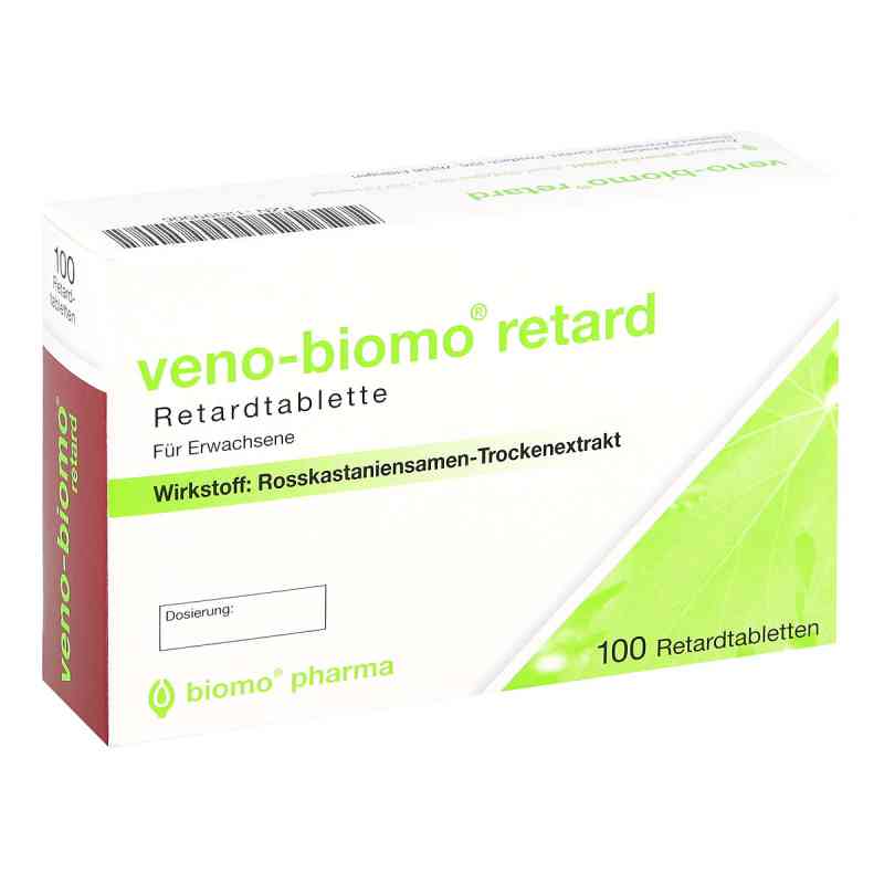 Veno-biomo retard tabletki o przedłużonym uwalnianiu 100 szt. od biomo pharma GmbH PZN 12399906
