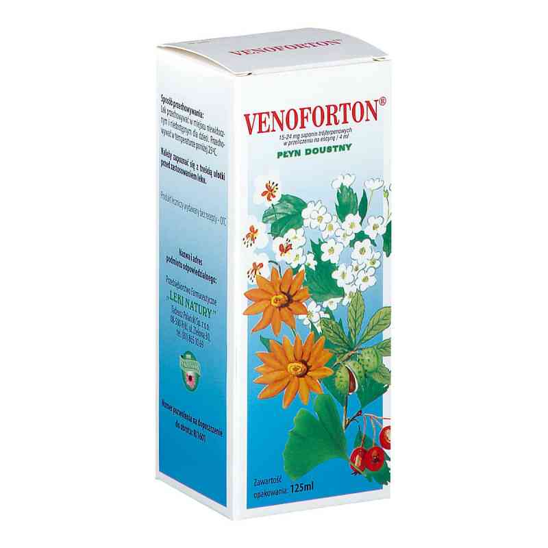 Venoforton płyn 125 ml od PHYTOPHARM KLĘKA S.A. PZN 08301616