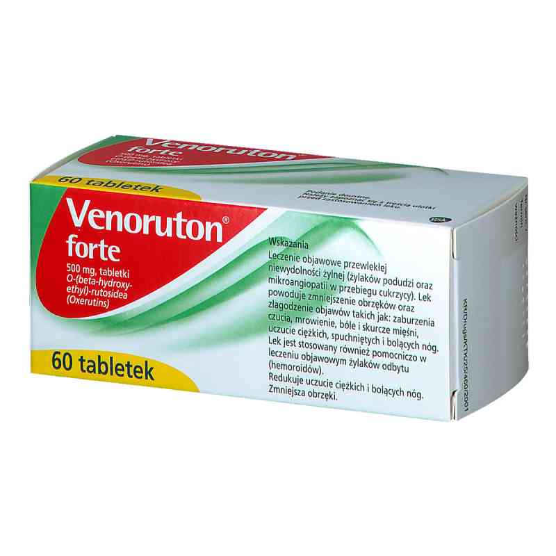 Venoruton forte tabletki 60  od NOVARTIS CONSUMER HEALTH GMBH PZN 08300206