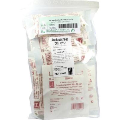 Verbandkasten Nachfüllpackung set für sterile Prod.13157-c 1 szt. od Brinkmann Medical ein Unternehmen der Dr. Junghans PZN 07643675