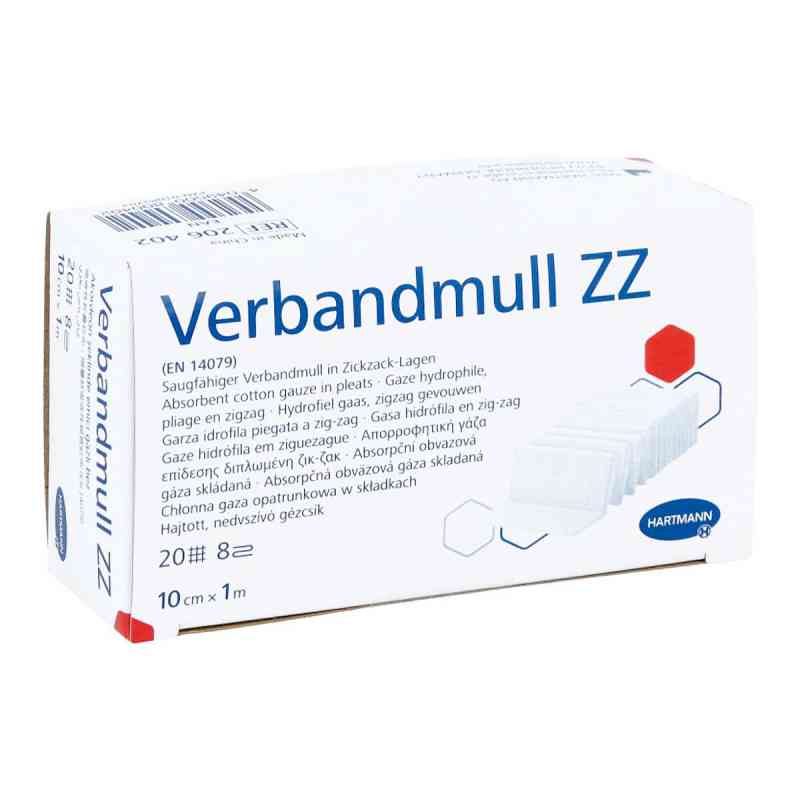 Verbandmull Hartmann 10cmx1m zickzack 1 szt. od PAUL HARTMANN AG PZN 01083703