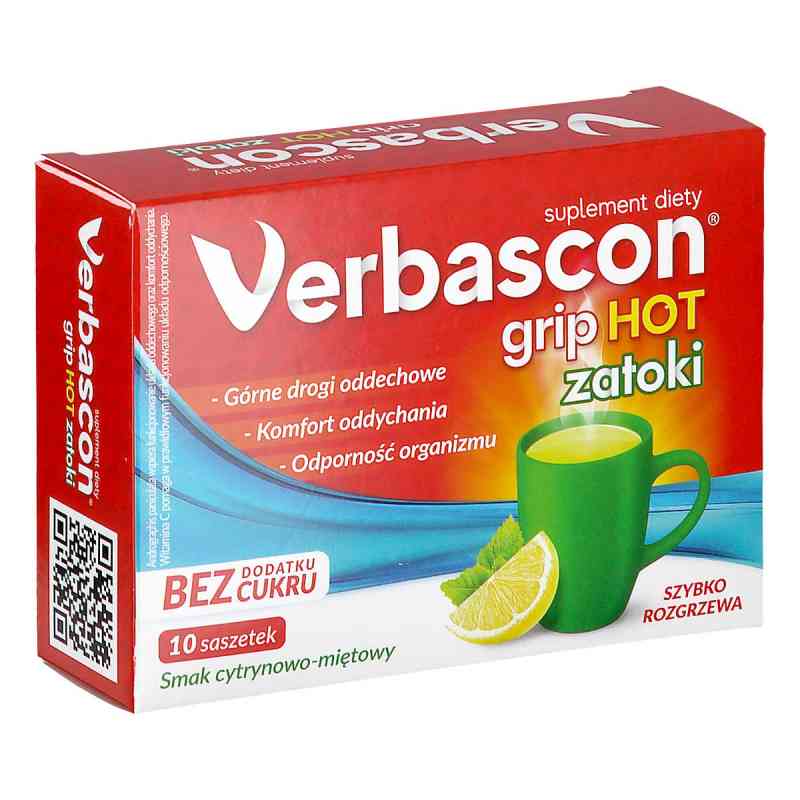 Verbascon Grip Hot Zatoki saszetki 10  od POLSKI LEK  PZN 08306226