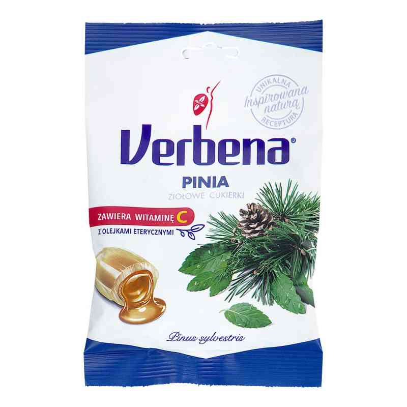 Verbena cukierki pinia z witaminą C 60 g od IDC HOLDING A.S. PZN 08305288