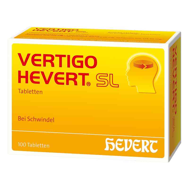 Vertigo Hevert Sl tabletki 100 szt. od Hevert-Arzneimittel GmbH & Co. KG PZN 06766275