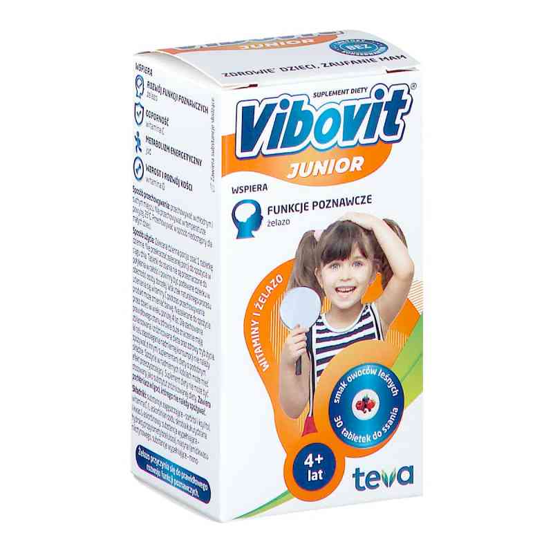 Vibovit Junior Witaminy + Żelazo 30  od BRUNEL HEALTHCARE MANUFACTURING LIMITED PZN 08302389