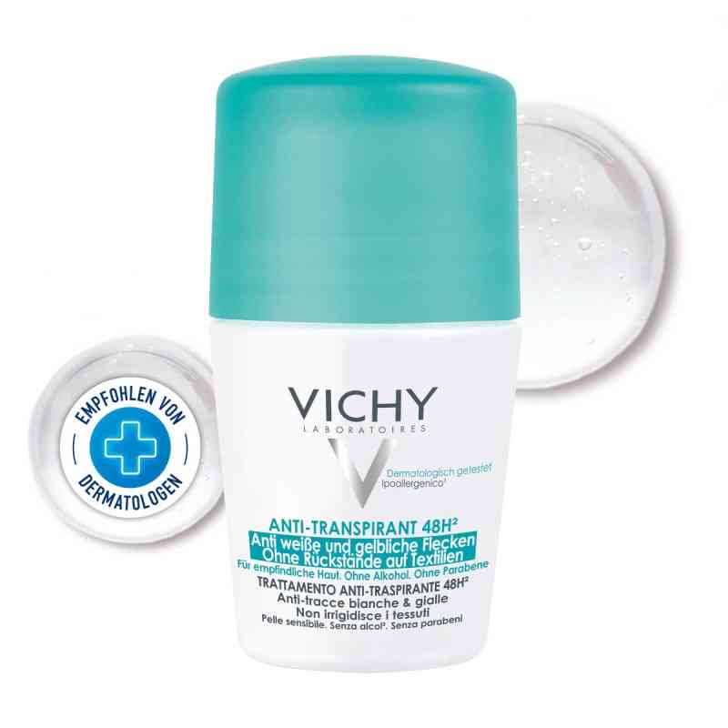 Vichy Antitranspirant 48h antyperspirant w kulce przeciw nadmier 50 ml od L'Oreal Deutschland GmbH PZN 11657565