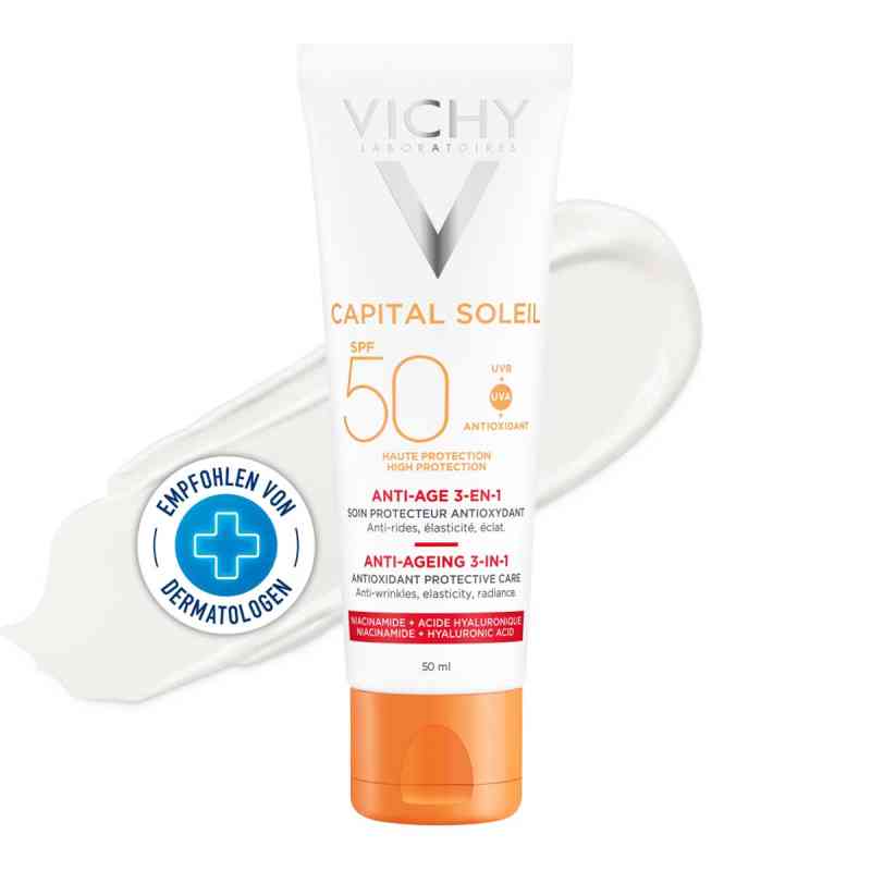 Vichy Capital Soleil krem przeciwstarzeniowy do twarzy 3w1 SPF 5 50 ml od L'Oreal Deutschland GmbH Geschäftsbereich VICHY PZN 13828953