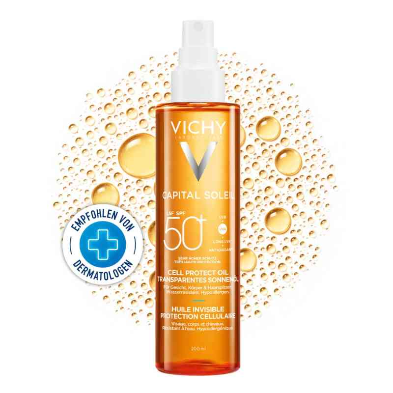 Vichy Capital Soleil Olejek przeciwsłoneczny SPF 50+ 200 ml od L'Oreal Deutschland GmbH Geschäftsbereich VICHY PZN 19504045