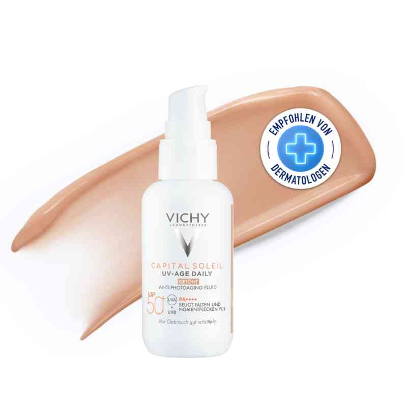 Vichy Capital Soleil UV-age krem koloryzujący SPF 50+ 40 ml od L'Oreal Deutschland GmbH PZN 17542478