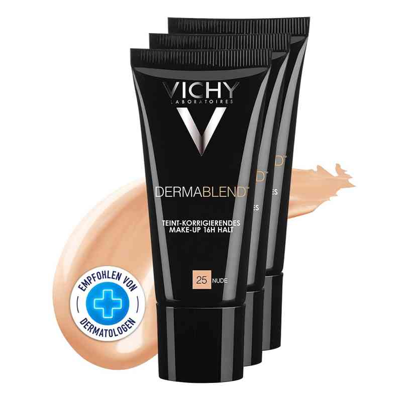 Vichy Dermablend 25 Nude podkład zestaw 3X30 ml od  PZN 08101090