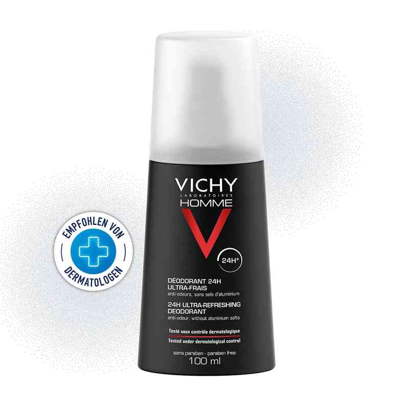 Vichy Homme Dezodorant w atomizerze 100 ml od L'Oreal Deutschland GmbH PZN 06712279