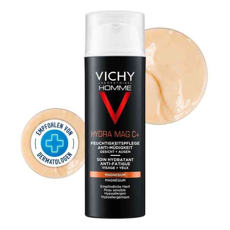 Vichy Homme Hydra Mag C+ nawilżający krem do twarzy i pod oczy 50 ml od L'Oreal Deutschland GmbH PZN 09064214