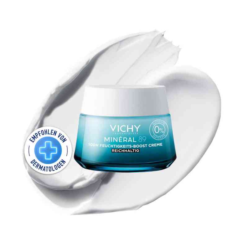 Vichy Mineral 89 krem nawilżająco-odbudowujący 100h bogaty 50 ml od L'Oreal Deutschland GmbH Geschäftsbereich VICHY PZN 18884749