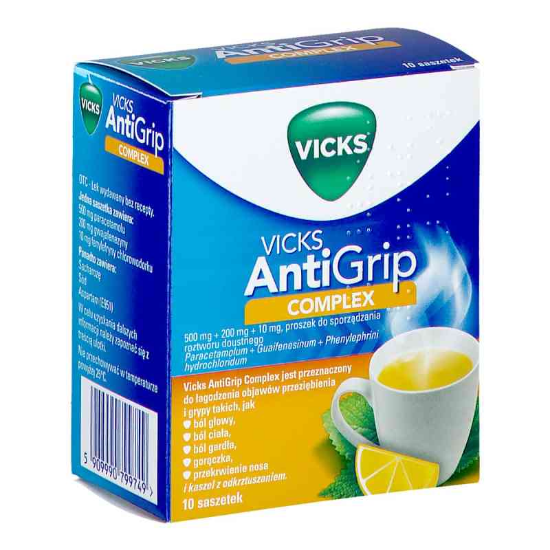 Vicks Antigrip Complex (Vicks SymptoMed Complete C 10  od WRAFTON LABORATORIES LTD PZN 08301280