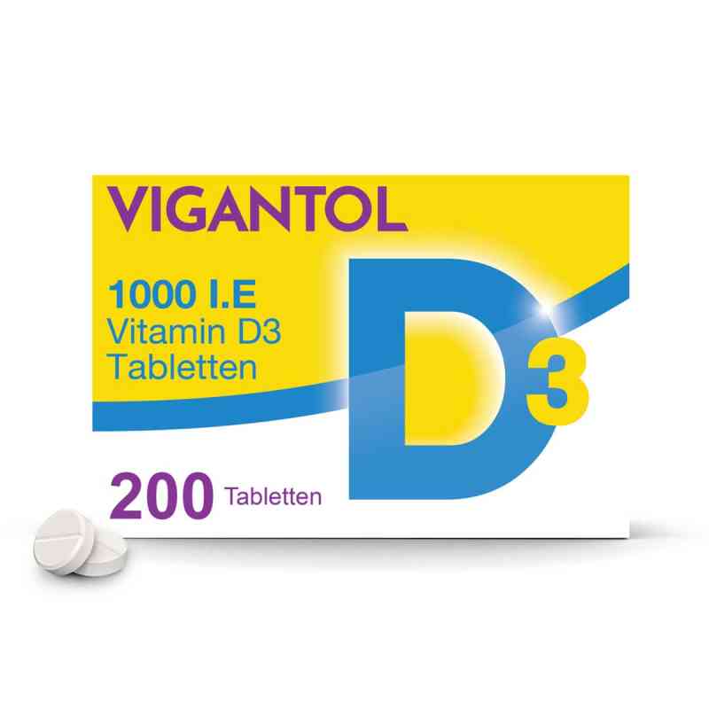 Vigantol 1.000 I.e. witamina D3 w tabletkach 200 szt. od WICK Pharma - Zweigniederlassung PZN 13155690