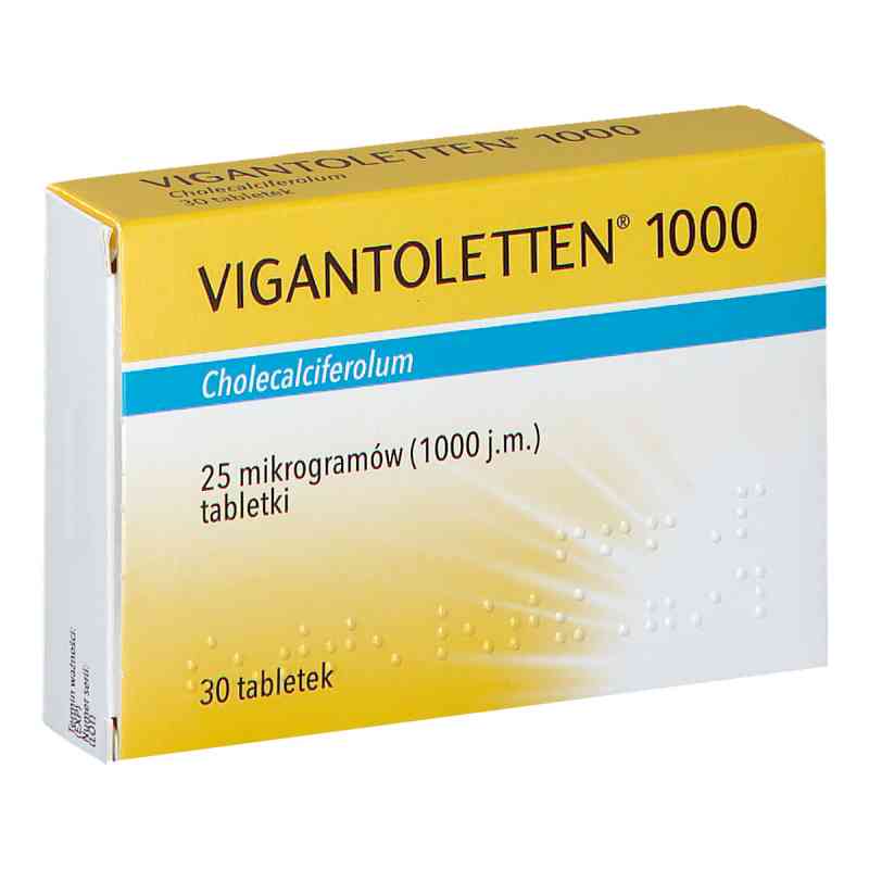 Vigantoletten 1000 tabletki 30  od MERCK KGAA PZN 08301184
