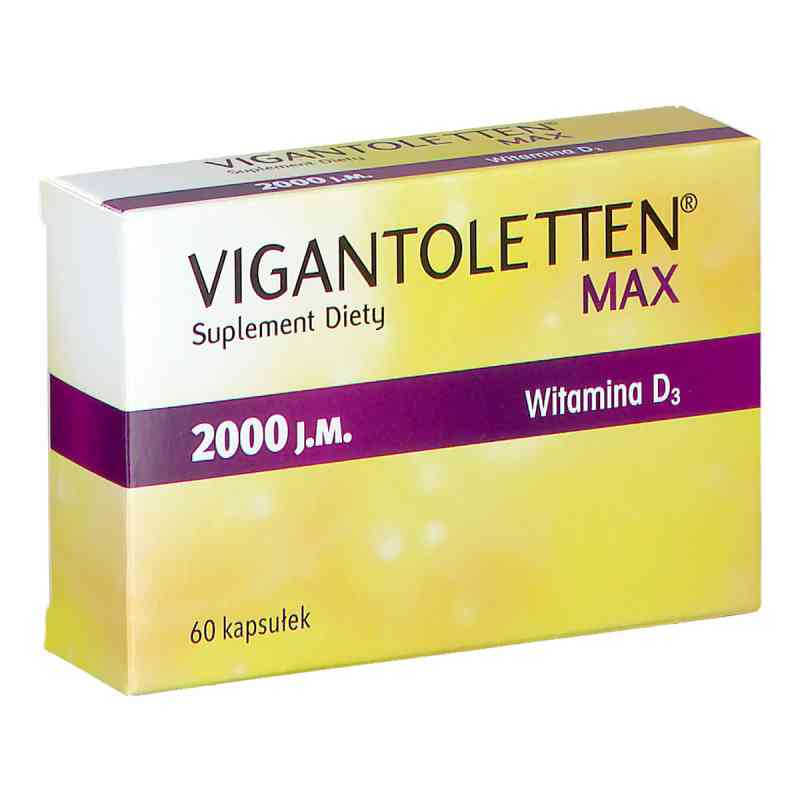 Vigantoletten Max 2000 j.m. kapsułki 60  od CATALENT ITALY S.P.A. PZN 08301182