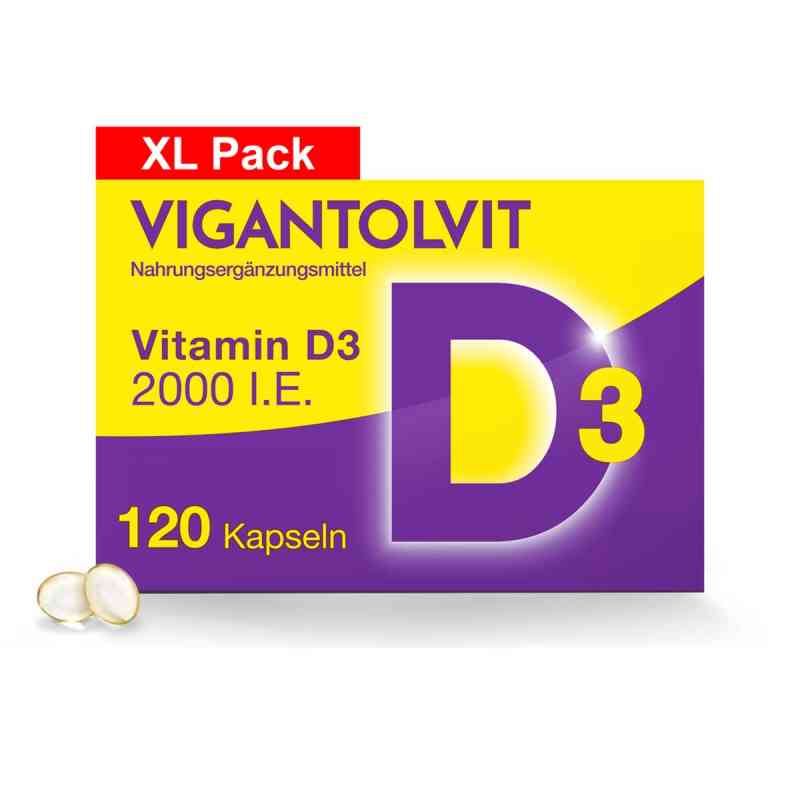 Vigantolvit witamina D3 2000 IU. kapsułki miękkie 120 szt. od WICK Pharma - Zweigniederlassung der Procter & Gam PZN 12423869