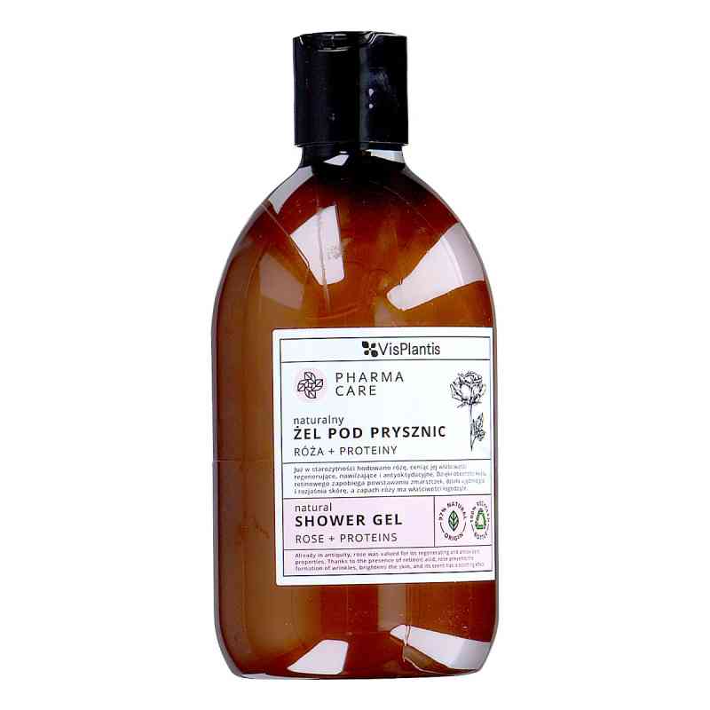 Vis Plantis Pharma Care Żel pod prysznic naturalny róża + protei 500 ml od  PZN 08305239