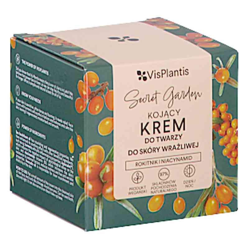 Vis Plantis Secret Garden Krem do twarzy kojący do skóry wrażliw 50 ml od  PZN 08305244
