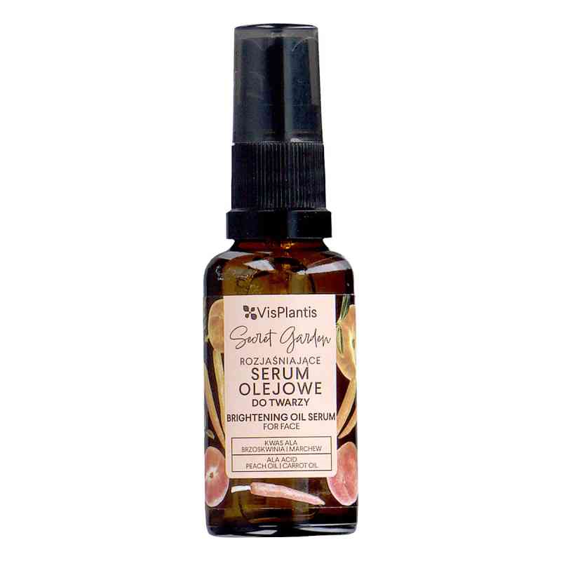 Vis Plantis Secret Garden Serum do twarzy rozjaśniające olejowe  30 ml od ELFA PHARM POLSKA SP. Z O.O. SP.K. PZN 08305233