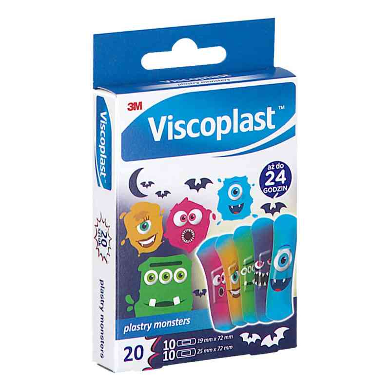 Viscoplast Cool Plastry monsters 20  od 3M DEUTSCHLAND GMBH PZN 08305327