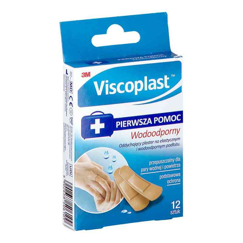 Viscoplast plastry wodoodporne 12  od 3M POLAND MANUFACTURING SP. Z O.O. PZN 08302832