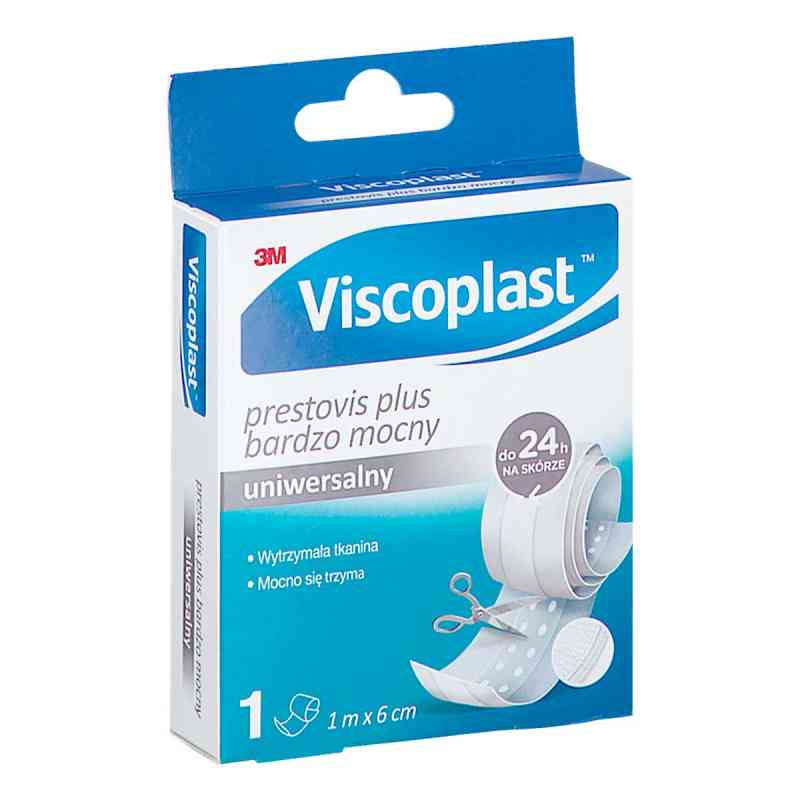 VISCOPLAST Prestovis Plus Bardzo Mocny Plaster do cięcia 1 m x 6 1  od 3M DEUTSCHLAND GMBH PZN 08304375