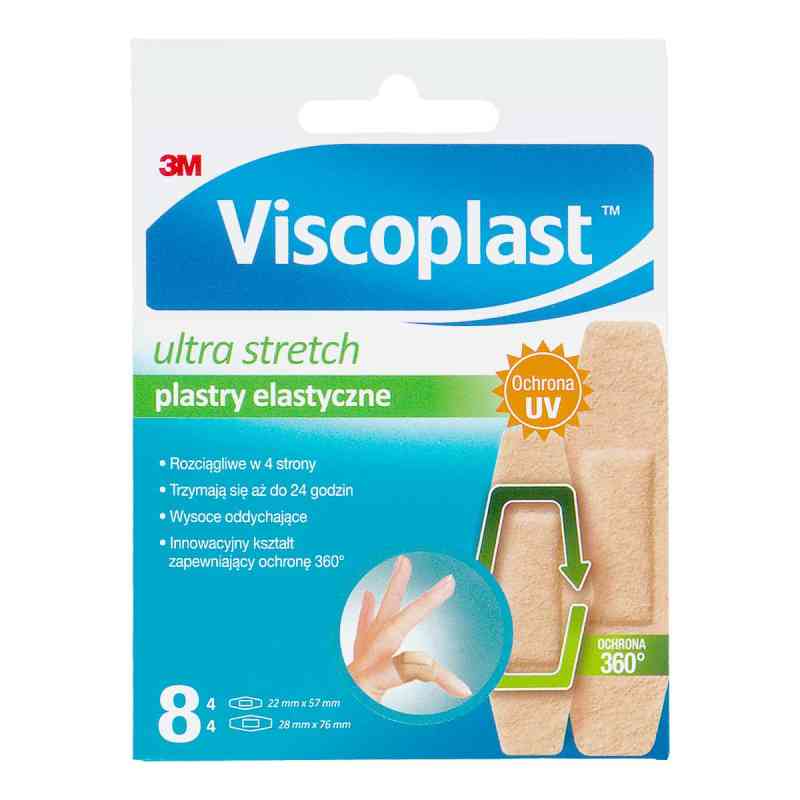 VISCOPLAST Ultra Stretch plastry 8  od 3M DEUTSCHLAND GMBH PZN 08304291