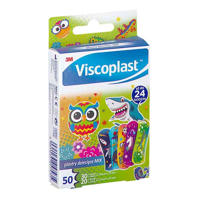 VISCOPLAST Zestaw Plast. dziecięce Mix 2 rozmiary 50  od 3M DEUTSCHLAND GMBH PZN 08304235