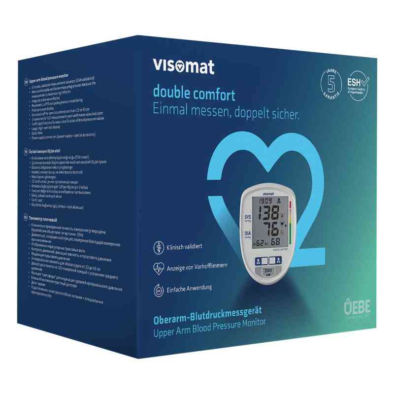 Visomat double comfort ciśnieniomierz  1 szt. od Uebe Medical GmbH PZN 07387350