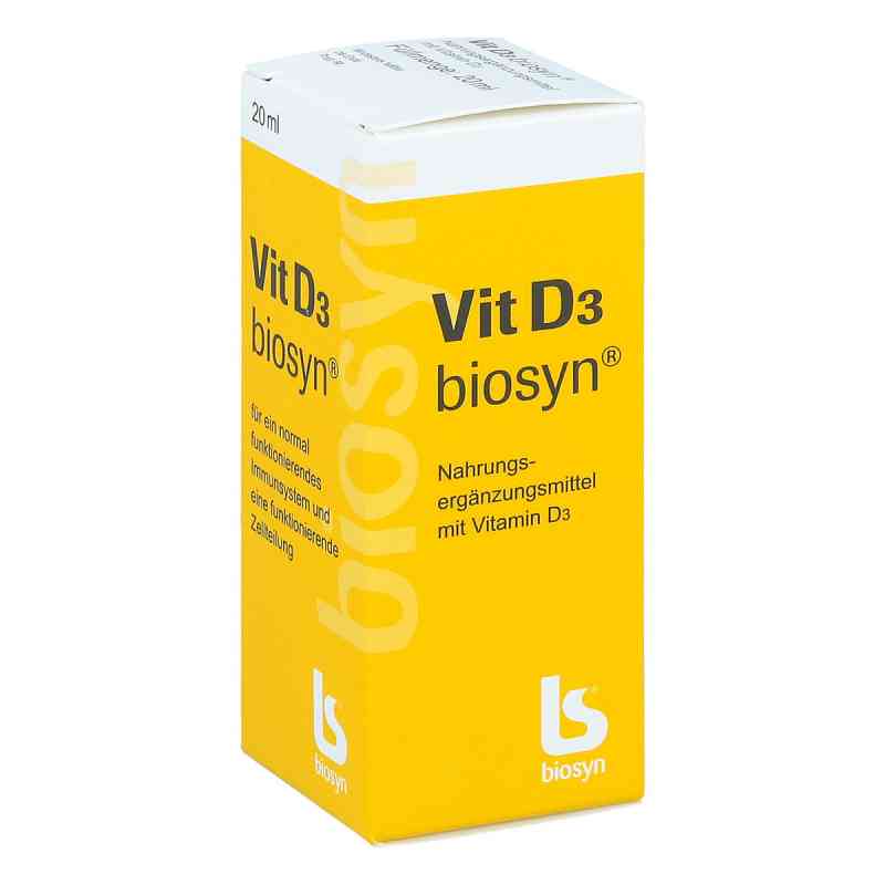 Vit D3 biosyn Tropfen zum Einnehmen 1X20 ml od biosyn Arzneimittel GmbH PZN 12601012