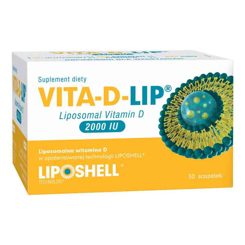 Vita-D-Lip Liposomal witamina D 2000 IU saszetki 30  od LIPID SYSTEMS SP. Z.O.O. PZN 08303393