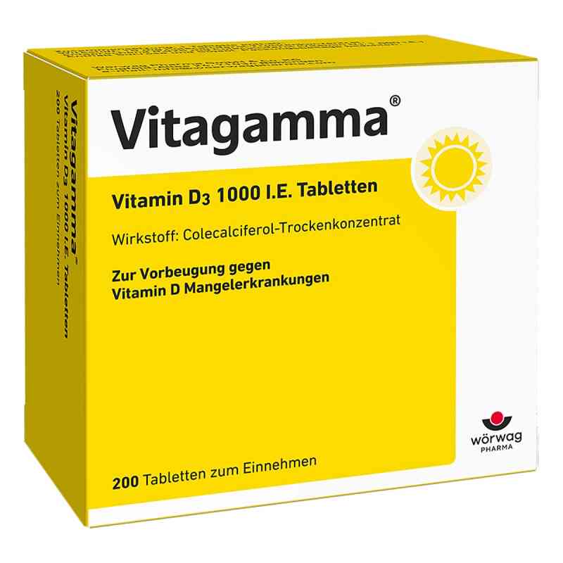 Vitagamma Witamina D3 1 000 j.m. tabletki 200 szt. od Wörwag Pharma GmbH & Co. KG PZN 10751049