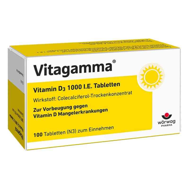 Vitagamma witamina D3 1000 I.e. tabletki 100 szt. od Wörwag Pharma GmbH & Co. KG PZN 01486045